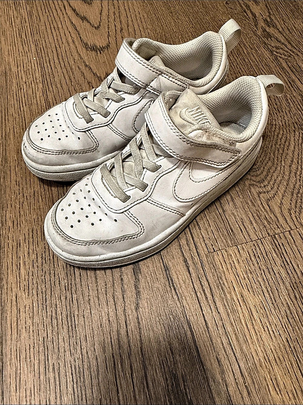 Nike Court Borough Low Recraft Little Kids' Shoes White Sneakers Baby US 12C